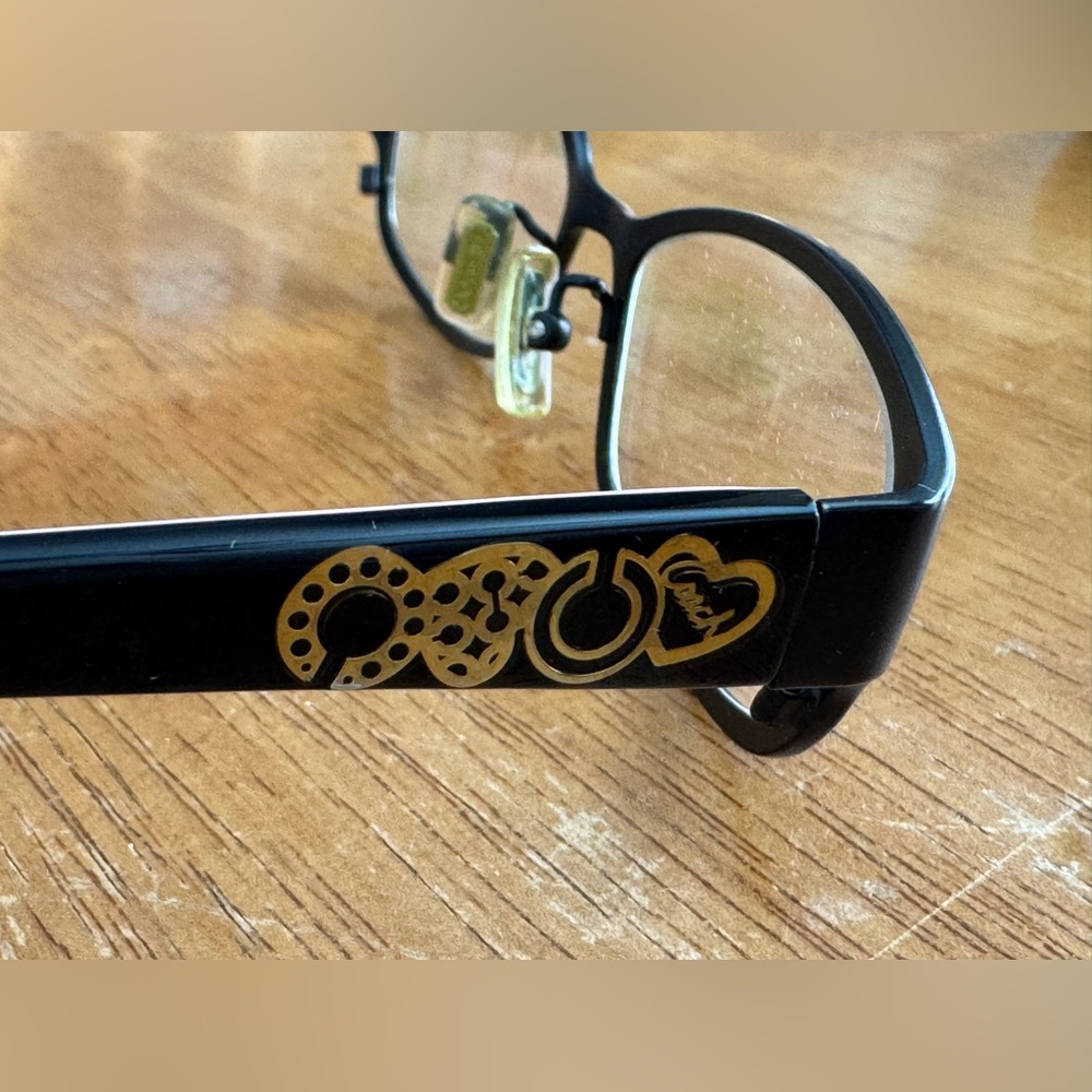 Coach Black and Pink Glasses FRAMES & CASE - Picture 4 of 8